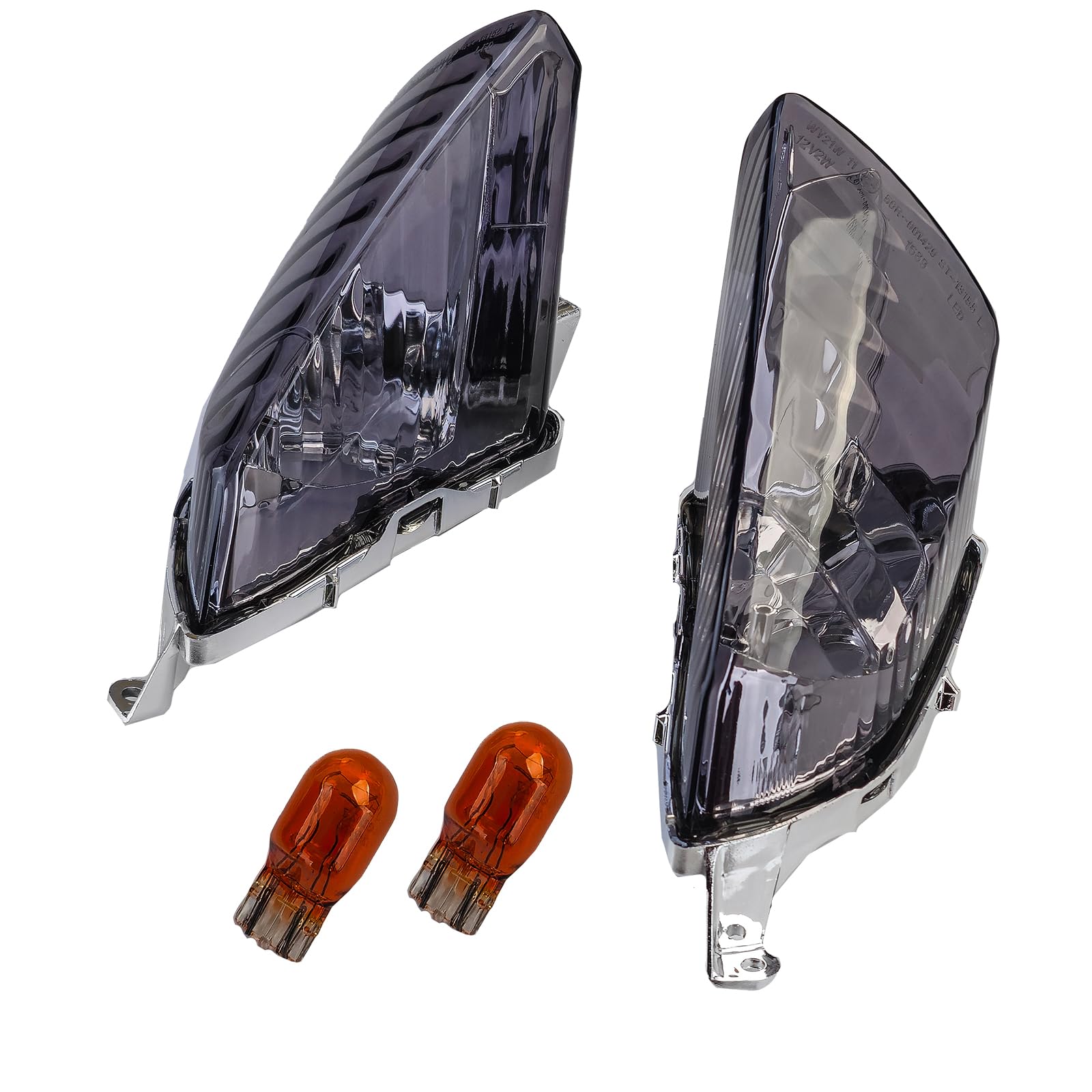 Motorrad Front Blinker Paar Vorne Smoke für Honda VFR 800 VTEC RC46 2002-2013 von Tenzo-R