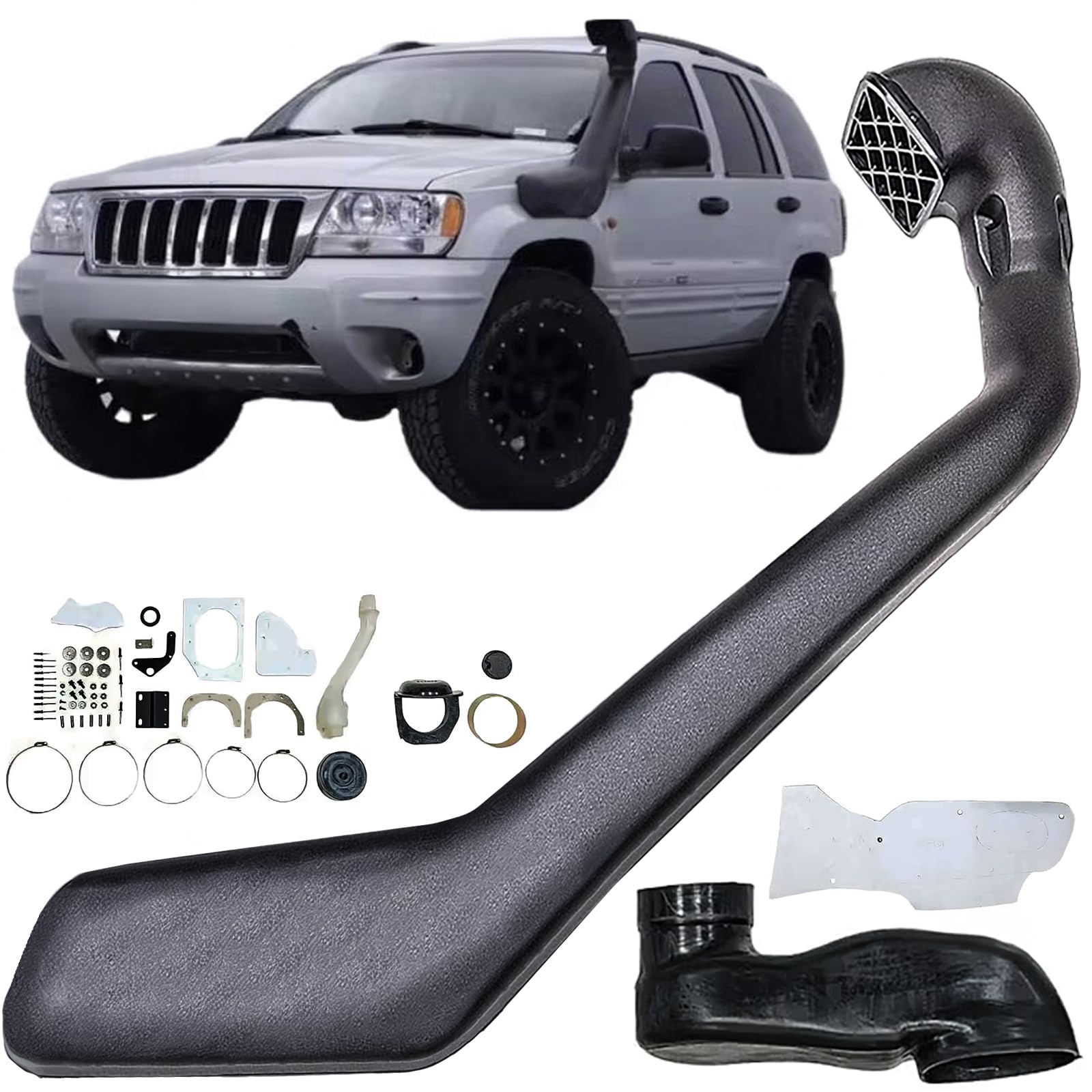 Offroad Schnorchel Kit passt für Jeep Grand Cherokee WJ 1999-2005 von Tenzo-R