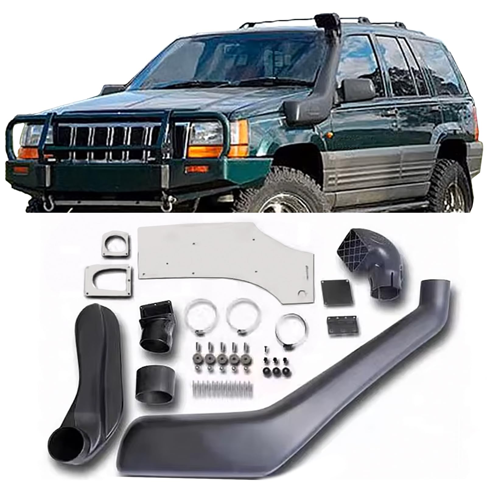 Offroad Schnorchel Kit passt für Jeep Grand Cherokee ZJ 4.0 1993-1999 von Tenzo-R