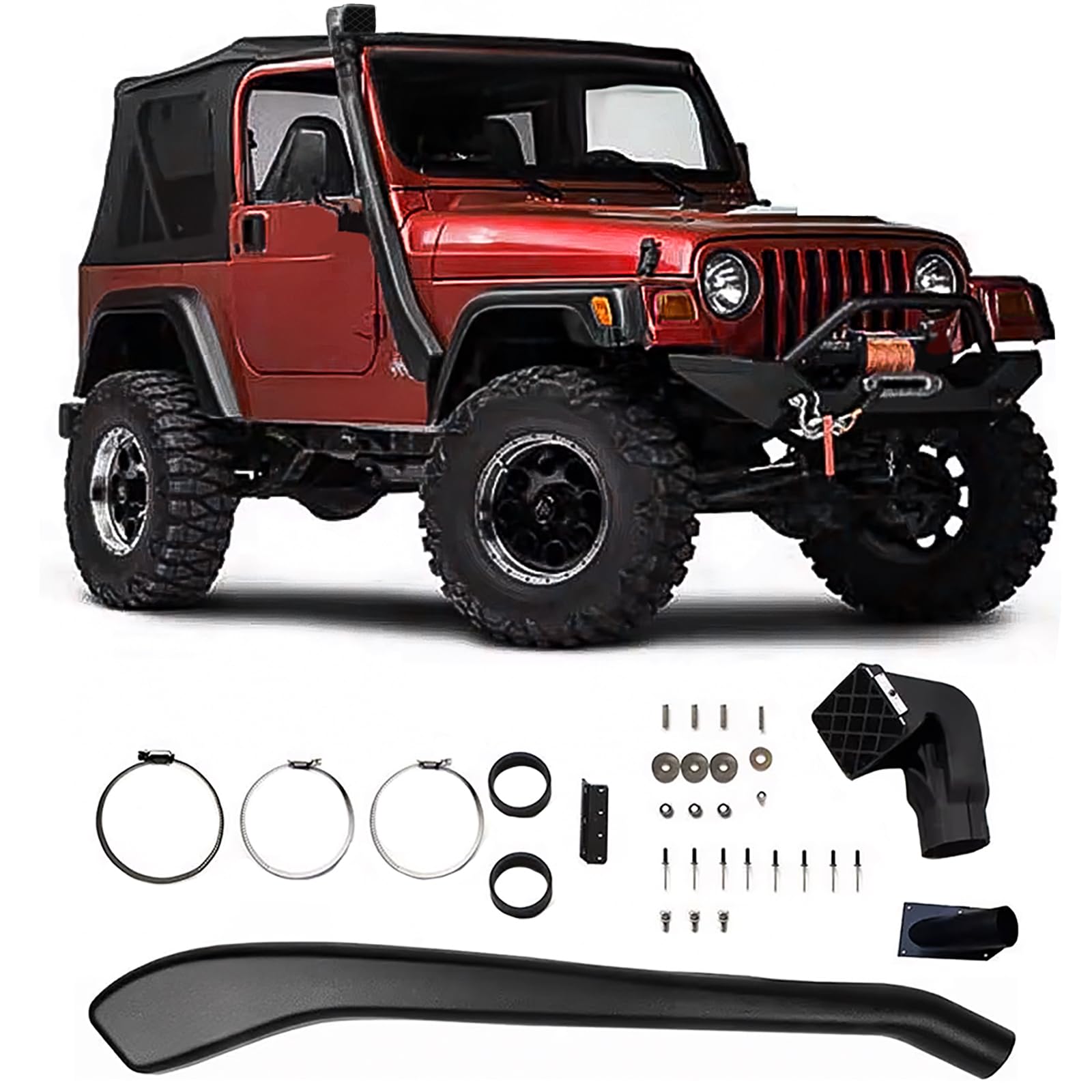 Offroad Schnorchel Kit passt für Jeep Wrangler TJ 1996-2006 von Tenzo-R