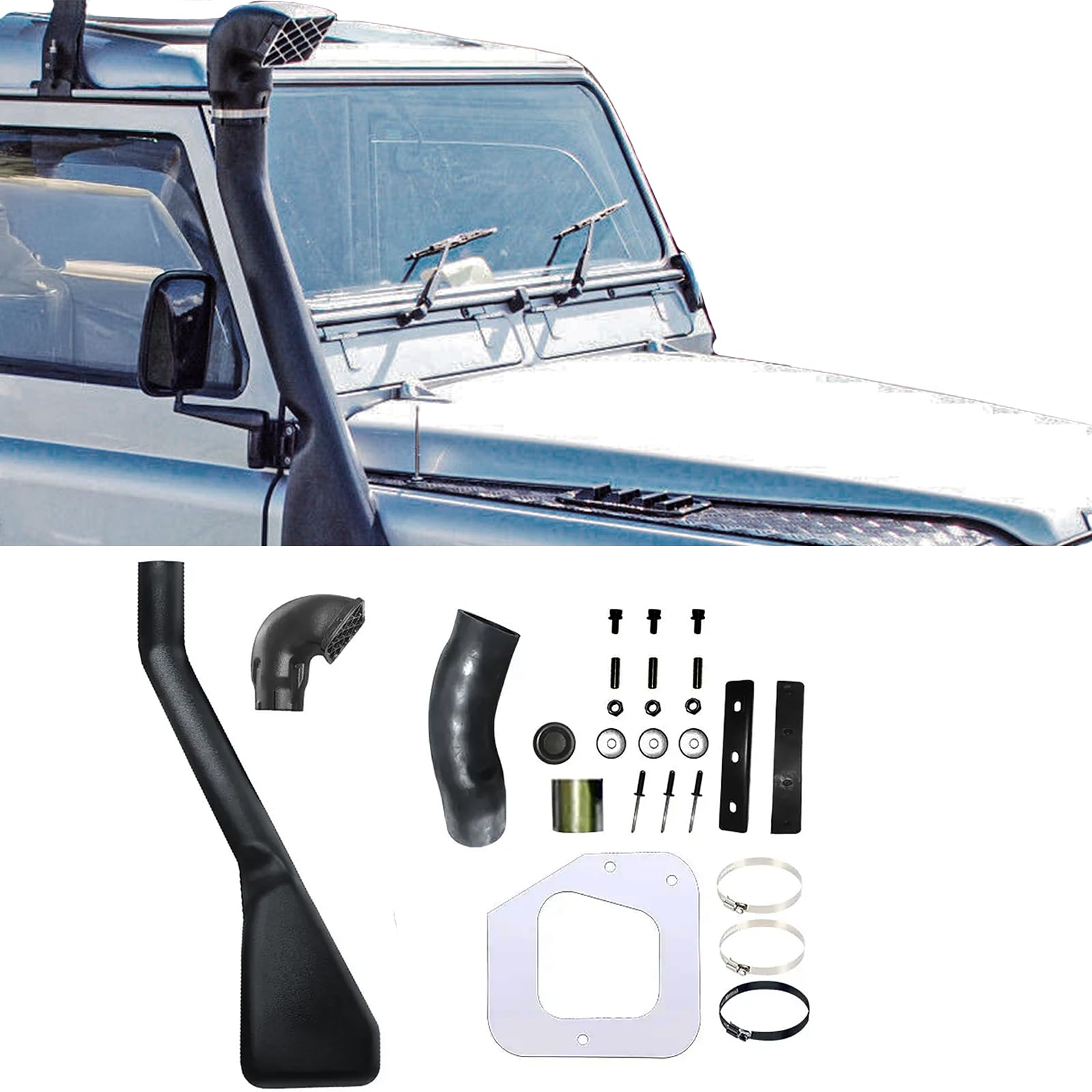 Offroad Schnorchel Kit passt für Land Rover Defender TD5 ab 1998 von Tenzo-R