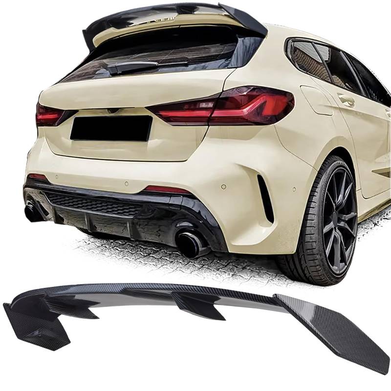 Performance Dach Heckspoiler Carbon Look passend für 1er BMW F40 ab 2019 von Tenzo-R