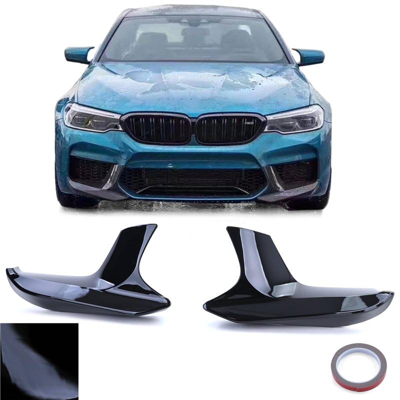 Performance Splitter Stoßstange Spoiler Ecken Glanz passt für BMW M5 F90 17-20 von Tenzo-R