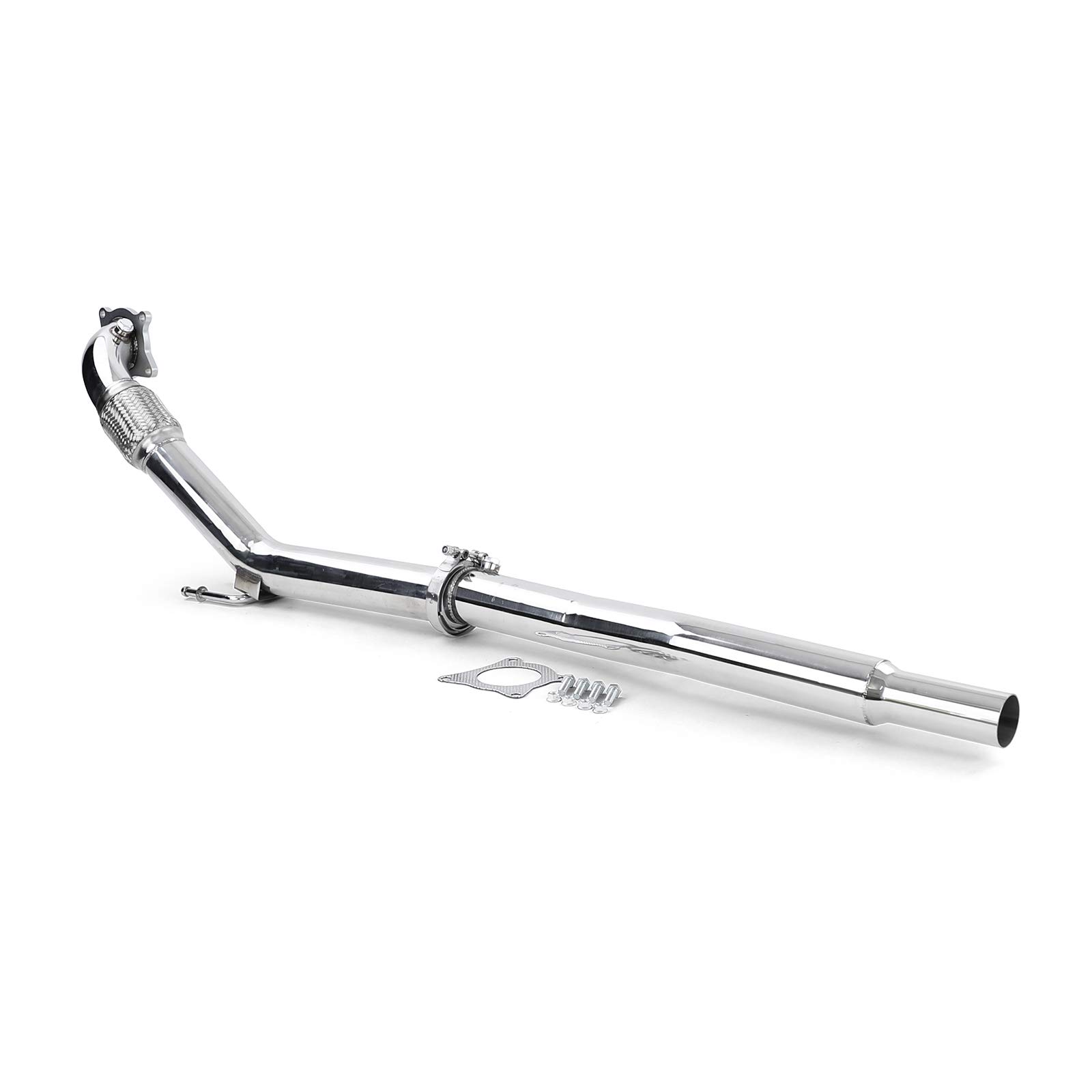 Rennsport Edelstahl Downpipe für Audi A3 TT VW Golf 5 6 Jetta Scirocco Tiguan von Tenzo-R