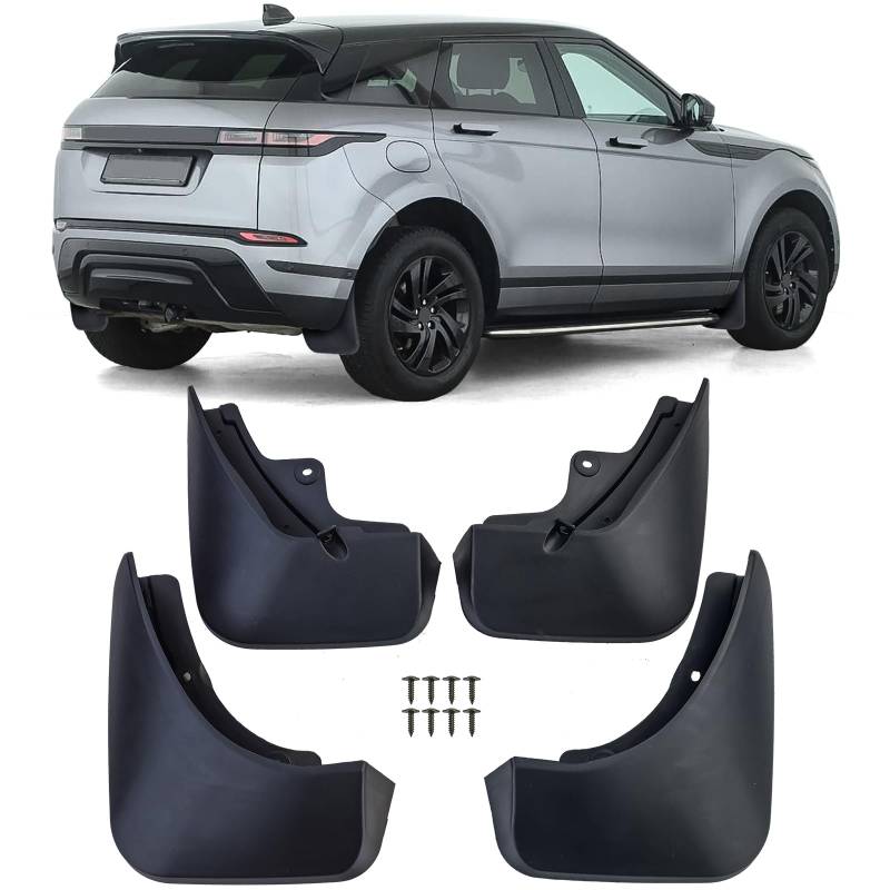 Schmutzfänger Set Premium vorne und hinten für Range Rover Evoque L551 ab 2019 von Tenzo-R