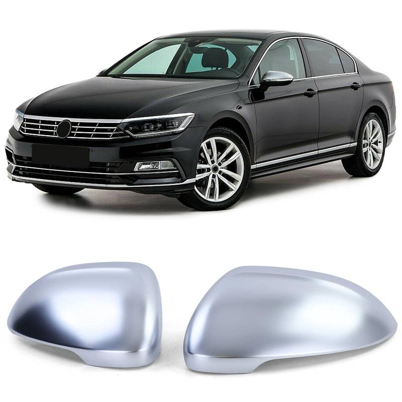 Spiegelkappen Silber Matt zum Austausch für VW Passat Limo Variant B8 3G ab 14 von Tenzo-R