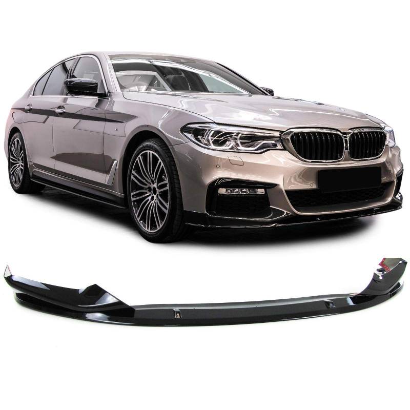 Spoiler Lippe Ansatz Stoßstange Performance Glanz passend für BMW G30 G31 ab 16 von Tenzo-R