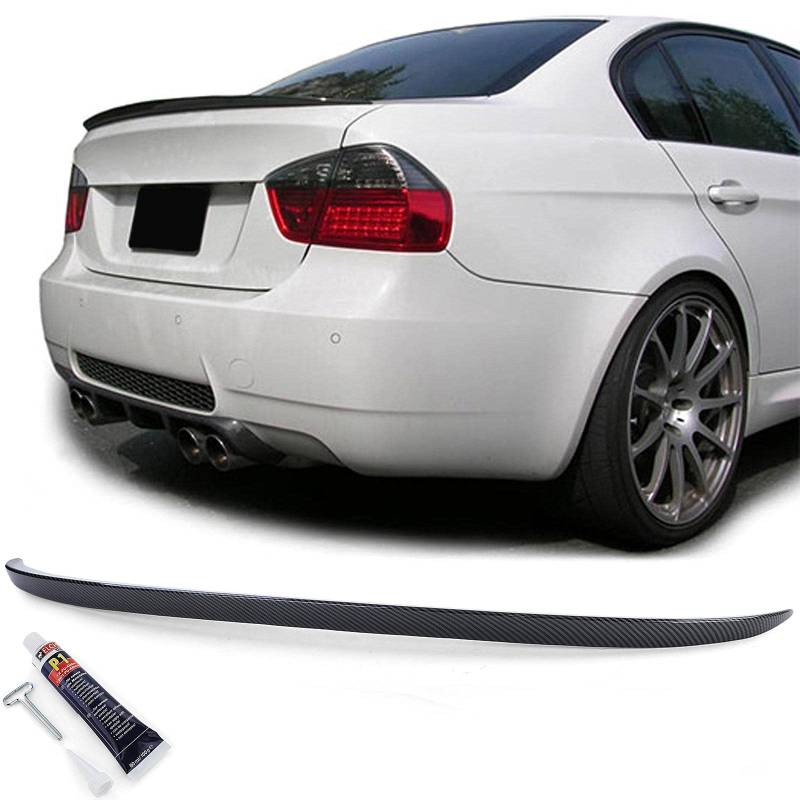 Sport Heckspoiler Carbon Optik passend für BMW 3er E90 Limousine 05-11 von Tenzo-R