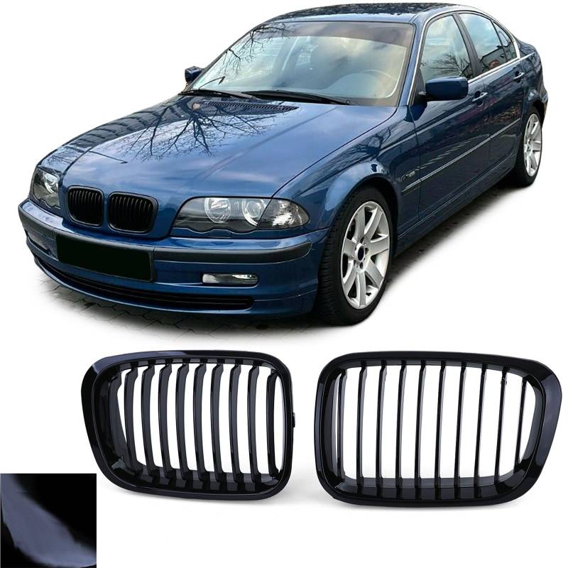 Sport Kühlergrill Performance Glanz passend für BMW 3er E46 Limo Touring 98-01 von Tenzo-R