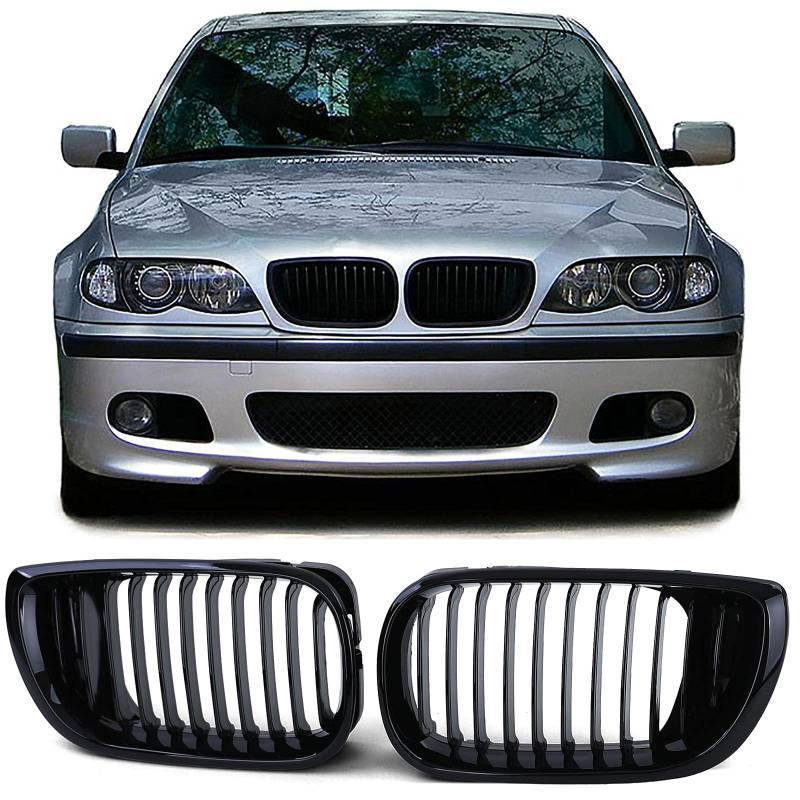 Sport Kühlergrill Performance Glanz passend für BMW E46 Limousine Touring 01-05 von Tenzo-R