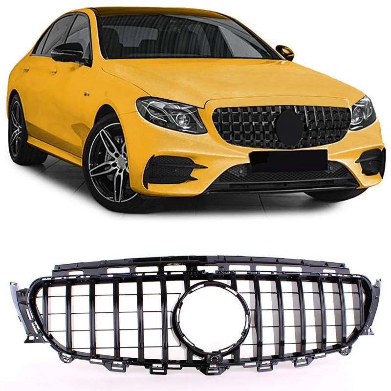 Sport Kühlergrill Schwarz Glanz passt für Mercedes E W213 S213 C238 A238 16-20 von Tenzo-R