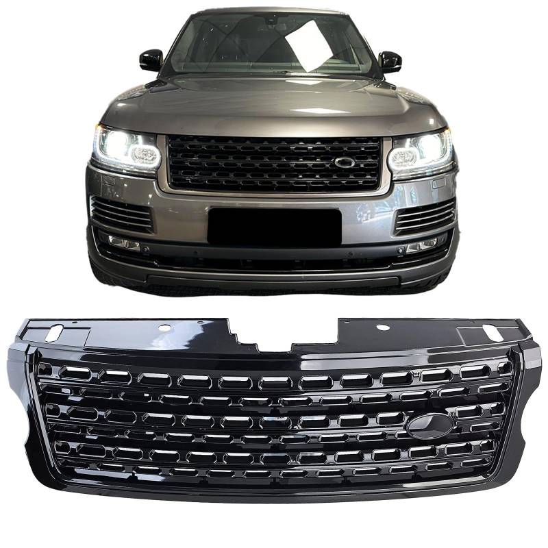 Sport Kühlergrill Schwarz Glanz passt für Range Rover Vogue L405 13-17 von Tenzo-R