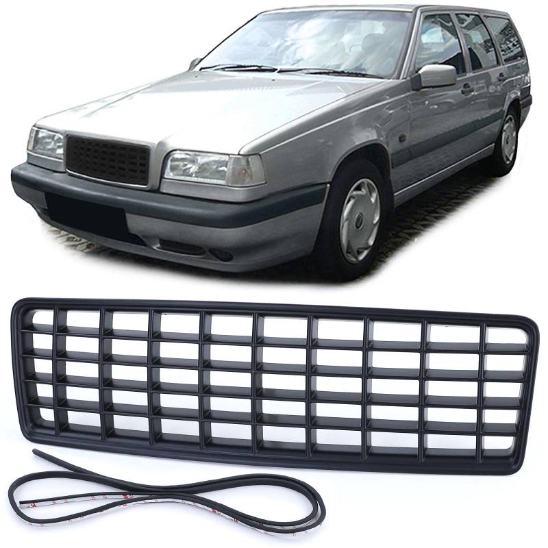 Sport Kühlergrill ohne Emblem Schwarz passend für Volvo 850 91-96 von Tenzo-R