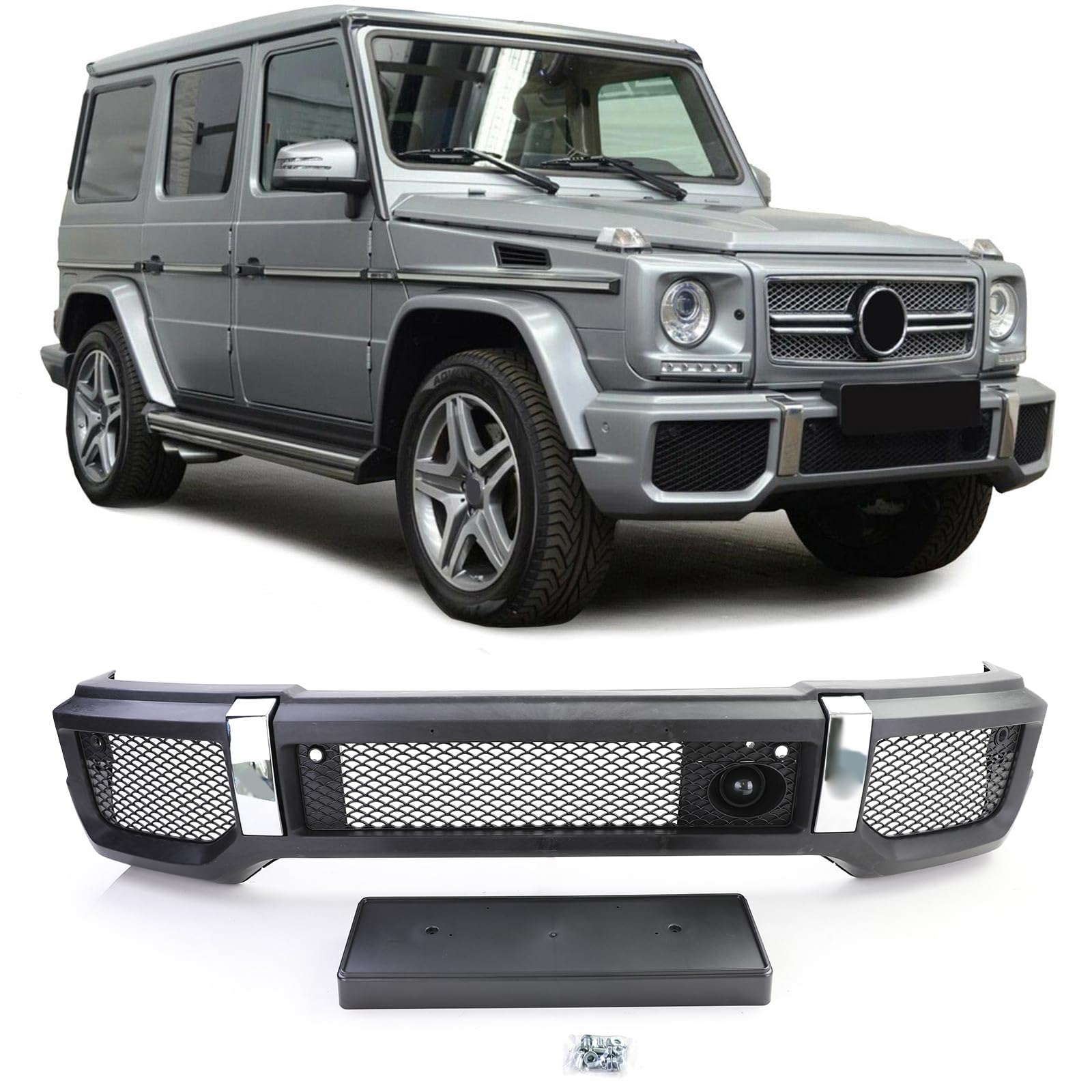 Sport Stoßstange mit Verstärkung passend für Mercedes G Klasse W463 1989-2018 von Tenzo-R