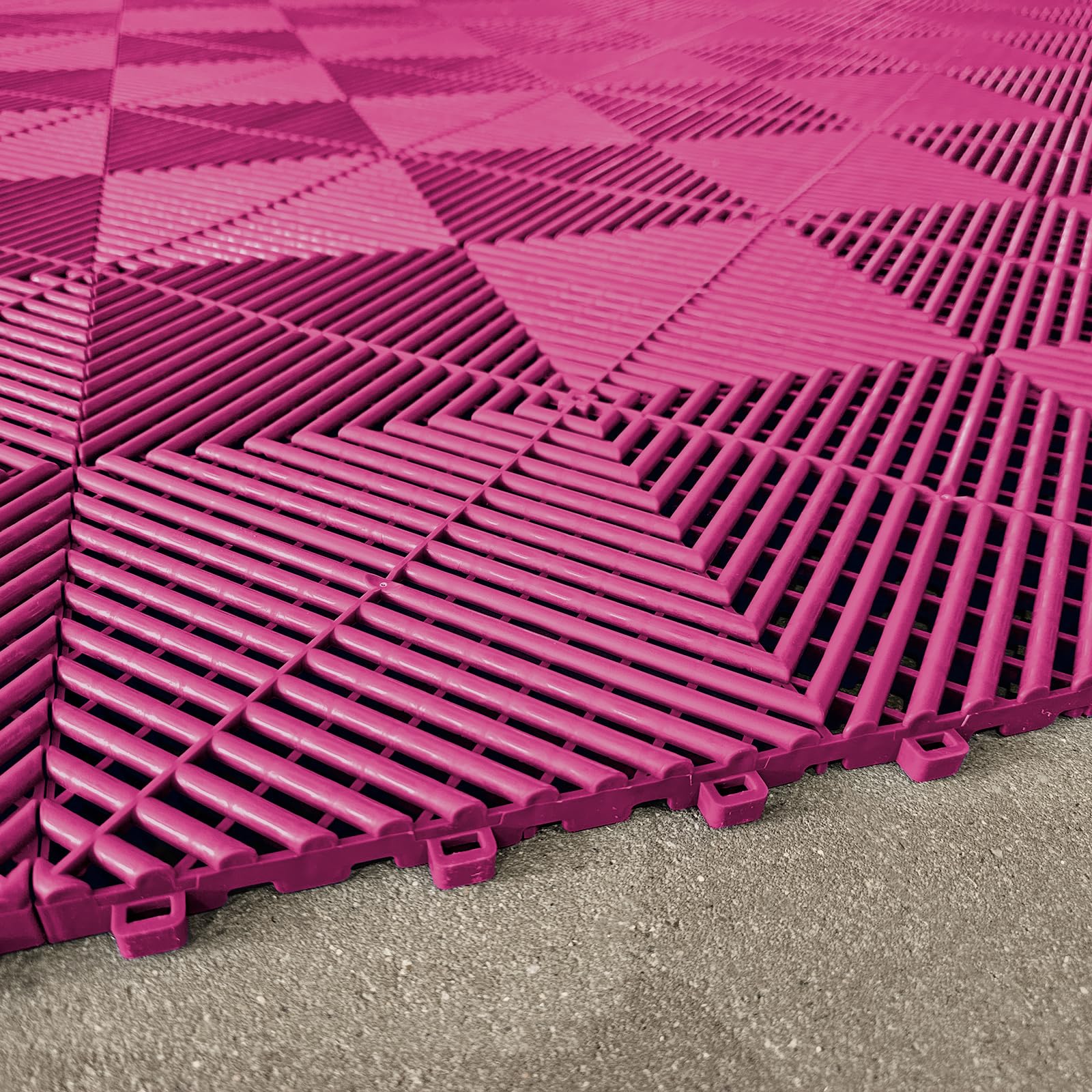 Tenzo-R Performance Bodenfliese Garagenboden Floor Pink 40x40cm von Tenzo-R