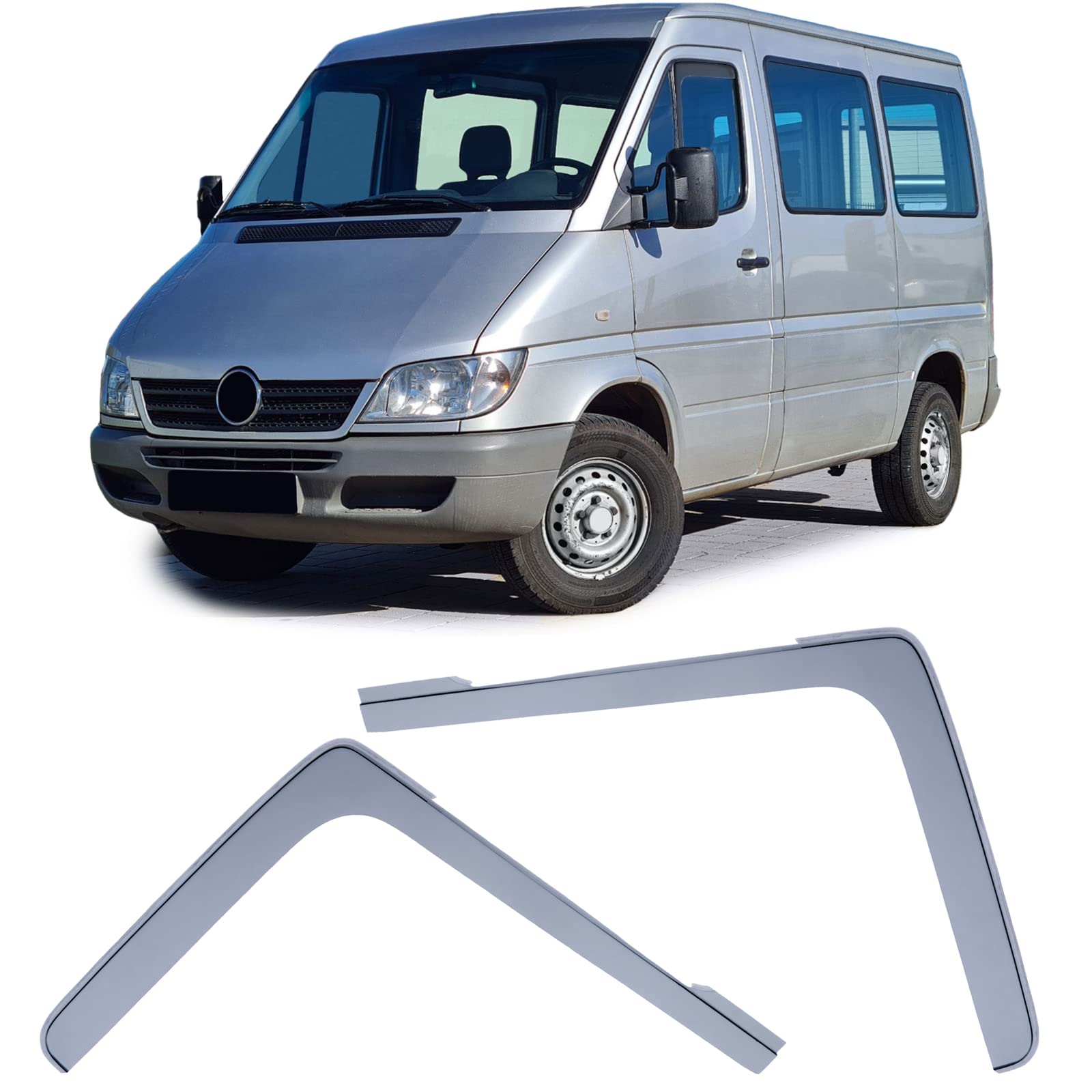 Windabweiser Regenschutz Schwarz für Mercedes Sprinter W901 - W905 1995-2005 von Tenzo-R