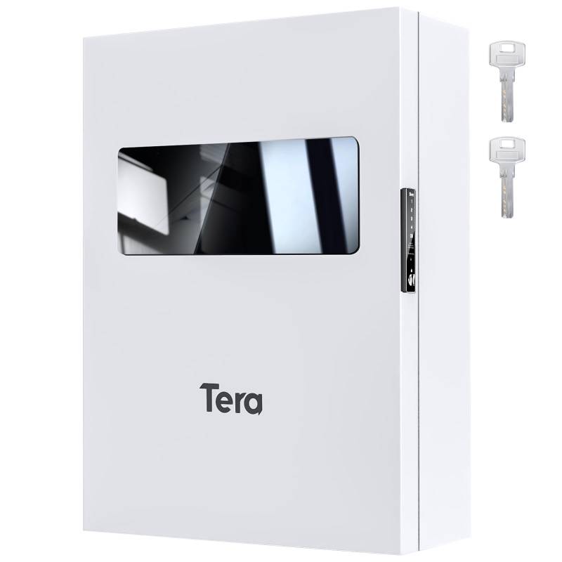 Tera Universal EV Wall Charger Station Lockable Box Digital Lock für Tesla Zubehör Schwere Duty Outdoor wasserdichte Staubschutz Wandanschluss Kabel Organizer Fall Vorbildliche Handwerkskunst Weiß von Tera