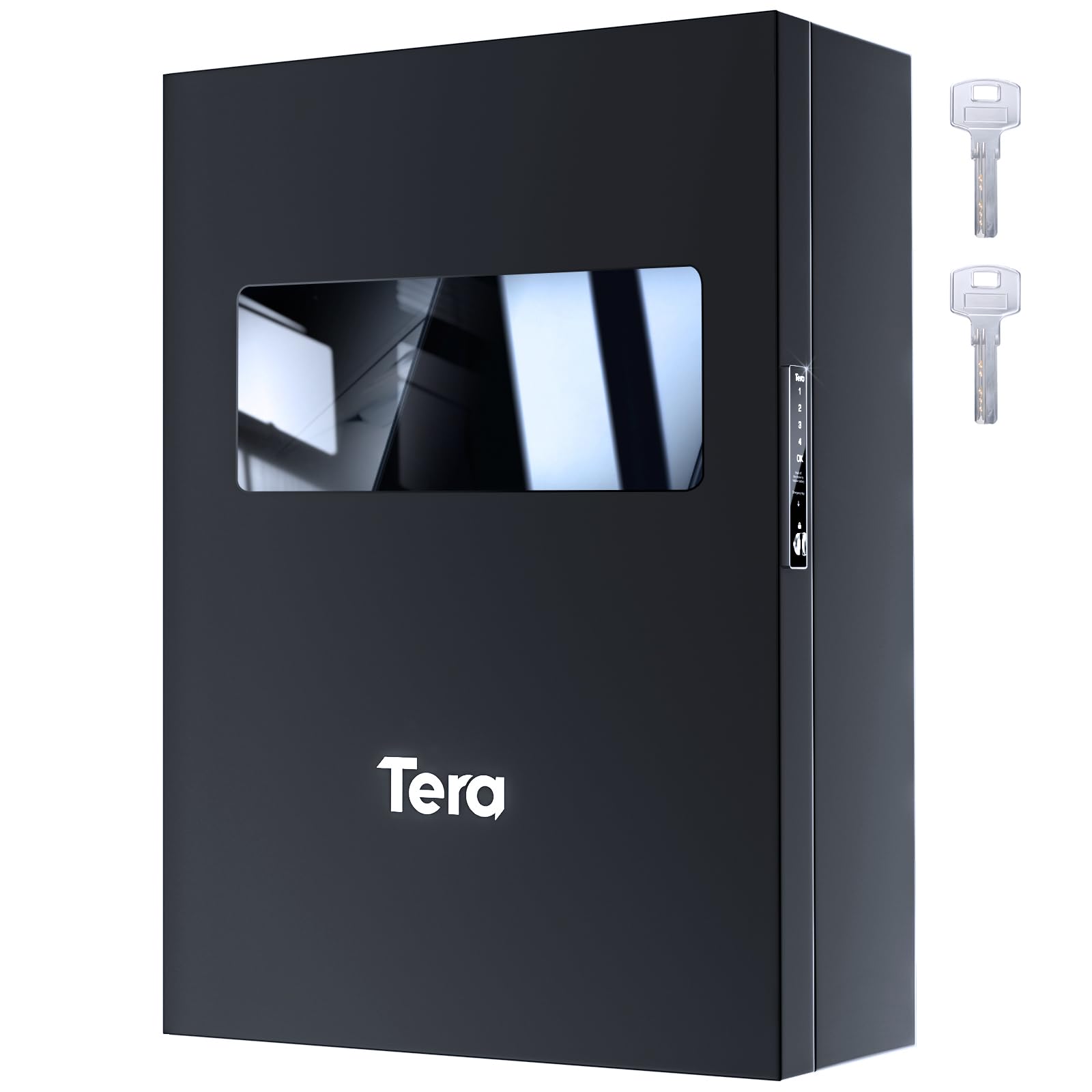 Tera Universal EV Wandladestation abschließbare Box mit digitalem Schloss für Tesla Zubehör Robuste Wasser staubdichte Schutzhülle für Wandanschlusskabel Organizer Case Herausragende Handwerkskunst von Tera