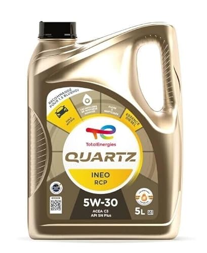 TERAM LOISIRS Automobilöl kompatibel mit Total Quartz Ineo RCP 5 W 30/5 Liter / ACEA C3 / API SN Plus von Teram Loisirs