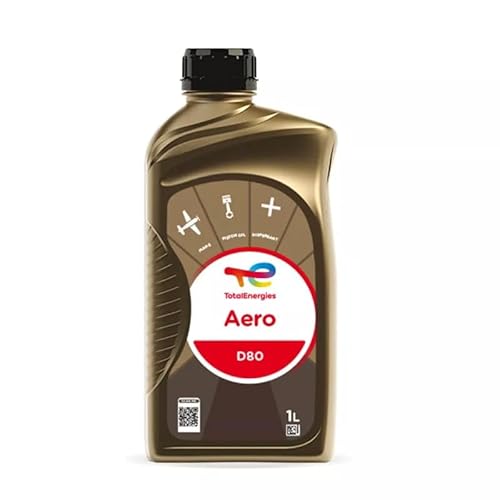 TERAM LOISIRS Total Aero D80 Luftfahrtöl, Kanister, 1 Liter von Teram Loisirs