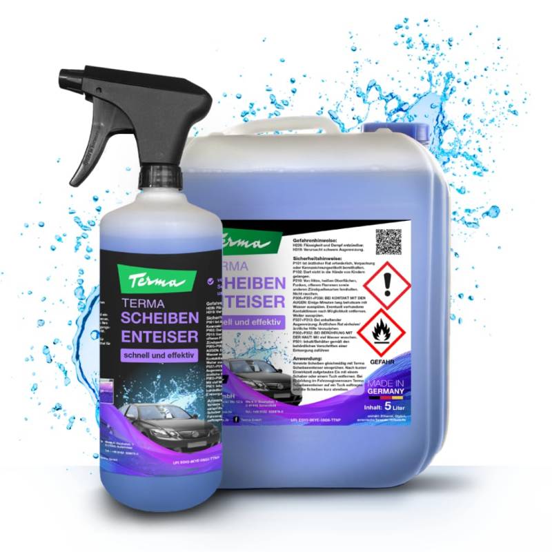 Terma 6L Scheibenenteiser Spray fürs Auto Profiqualität aus Deutschland Macht Ihr Auto eisfrei scheibenenteiser enteiser Scheibe entfroster enteisungsspray autoscheibe enteisen Enteiserspray von Terma