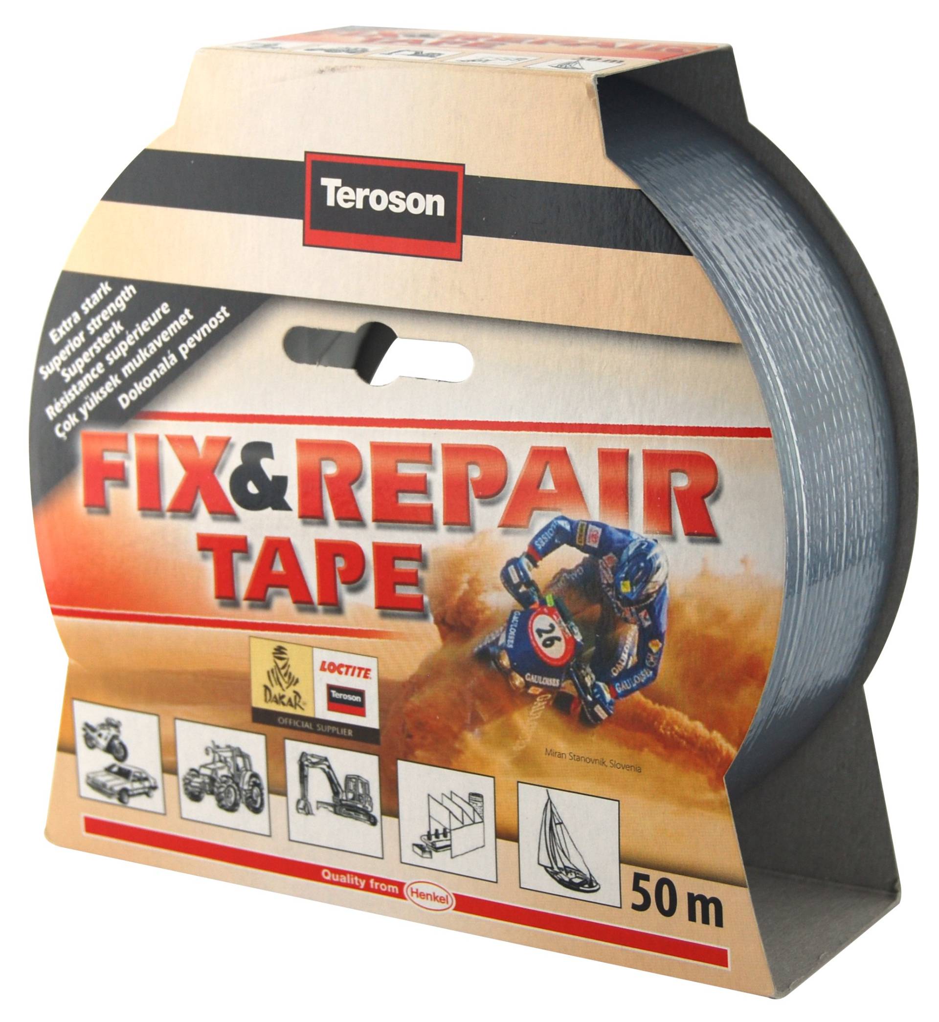 GARDY PARTS Loctite 5080 Fix uand Repair Tape Klebeband extra stark 50mx50mm von Teroson