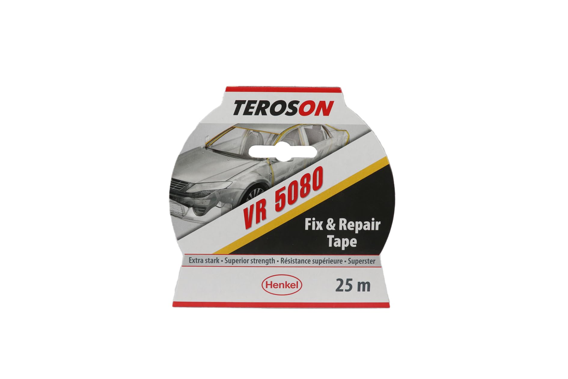 Henkel Klebeband Extra Stark 25 m Länge, Teroson VR 5080, 801959, Grau von Teroson