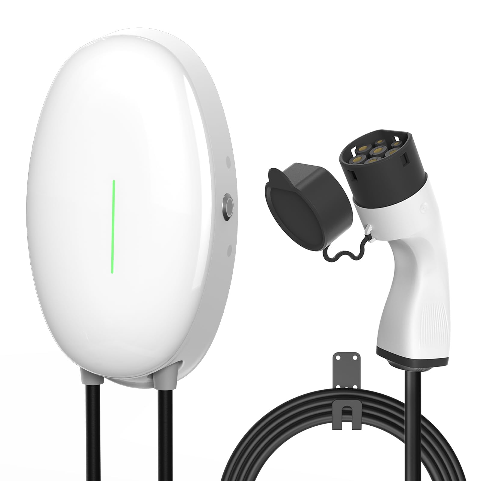 Teskee EV-Ladegerät Typ 2 Wallbox Home Smart EV-Autoladestation für alle Elektrofahrzeuge und Plug-in-Hybridautos im Außen- und Innenbereich | Max. 7,2 kW 32 A 6 Meter 1-phasig von Teskee