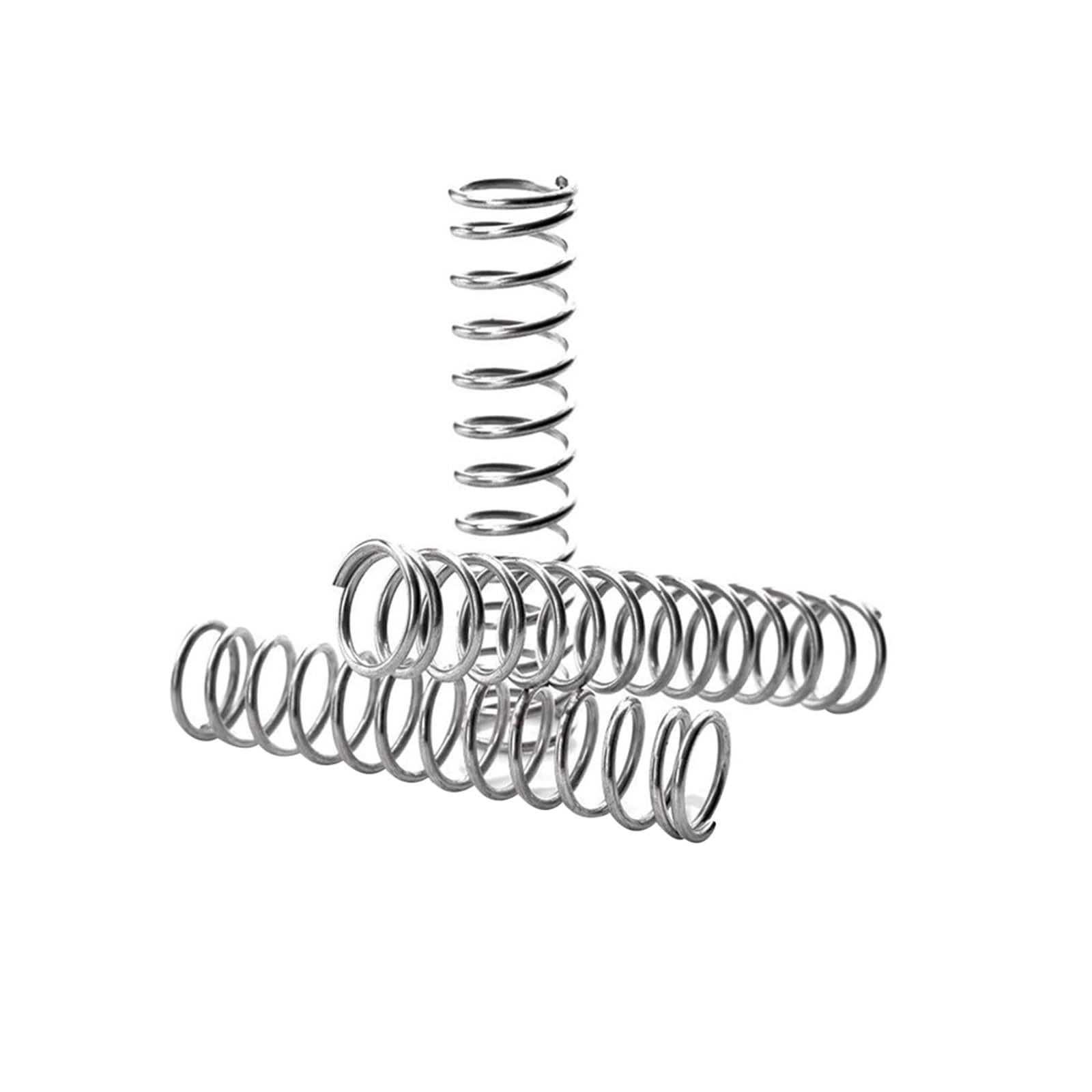 10 Stück Drahtdurchmesser 0,6 mm Edelstahl Lange Schraubendruckfeder(30mm,10mm-01-0.6mm) von Teweakt