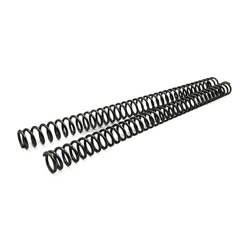 2 Stück Federstahl-Druckfeder, Rückholfeder, Drahtdurchmesser 0,6 mm, Außendurchmesser 3 mm–10 mm, lange Feder 100 mm–300 mm(200mm,5mm) von Teweakt