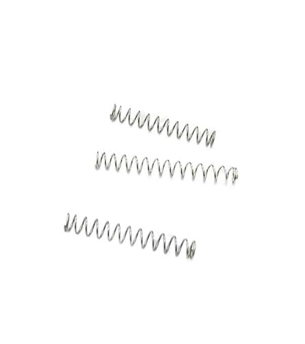 3/4 Stück 0,1 mm Drahtdurchmesser, 304 Edelstahl-Druckfedern, kleine Spulendruckfedern, 0,9 mm/1,0 mm Außendurchmesser, 2 mm–50 mm Länge(0.1x0.9x20mm (4Pcs)) von Teweakt