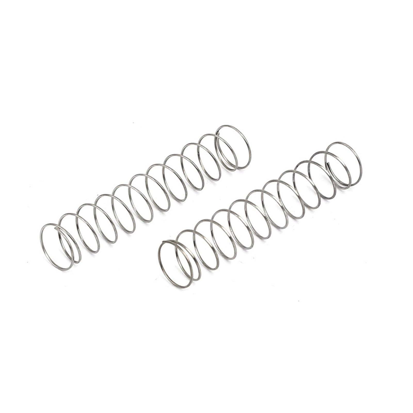 50 Stück Edelstahl-Druckfeder, Drahtdurchmesser 0,3 mm, Rückholfeder, 304 SUS-Druckfeder(25mm,5mm-01-0.3mm) von Teweakt