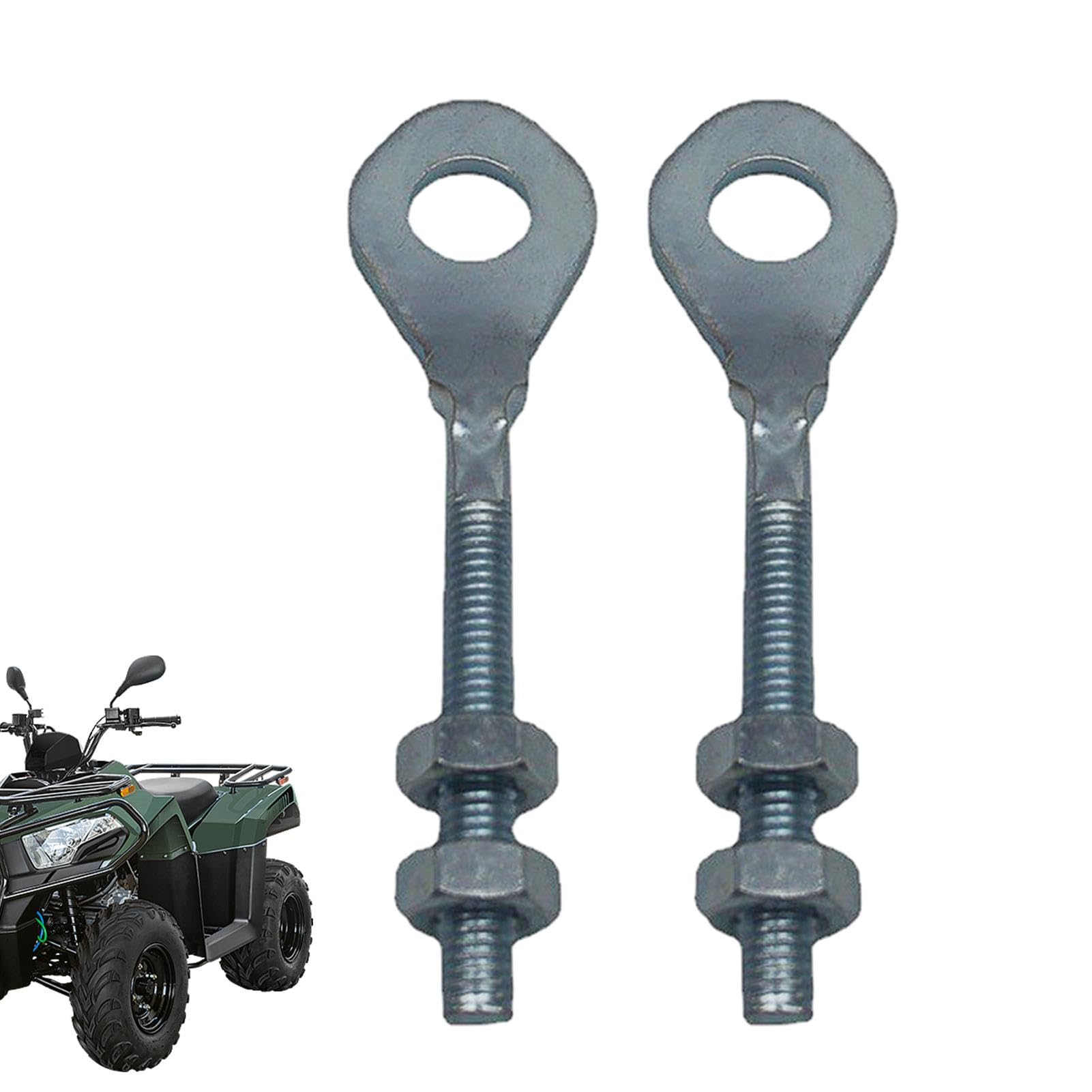 Motorrad-Kettenspanner, Kettenspanner-Schraube - Kettenspanner für Treträder | Offroad-ATV-Kettenspanner, passend für ATV 50/70/90/110/125 Vermeiden Sie Unfälle von Tewzafiya