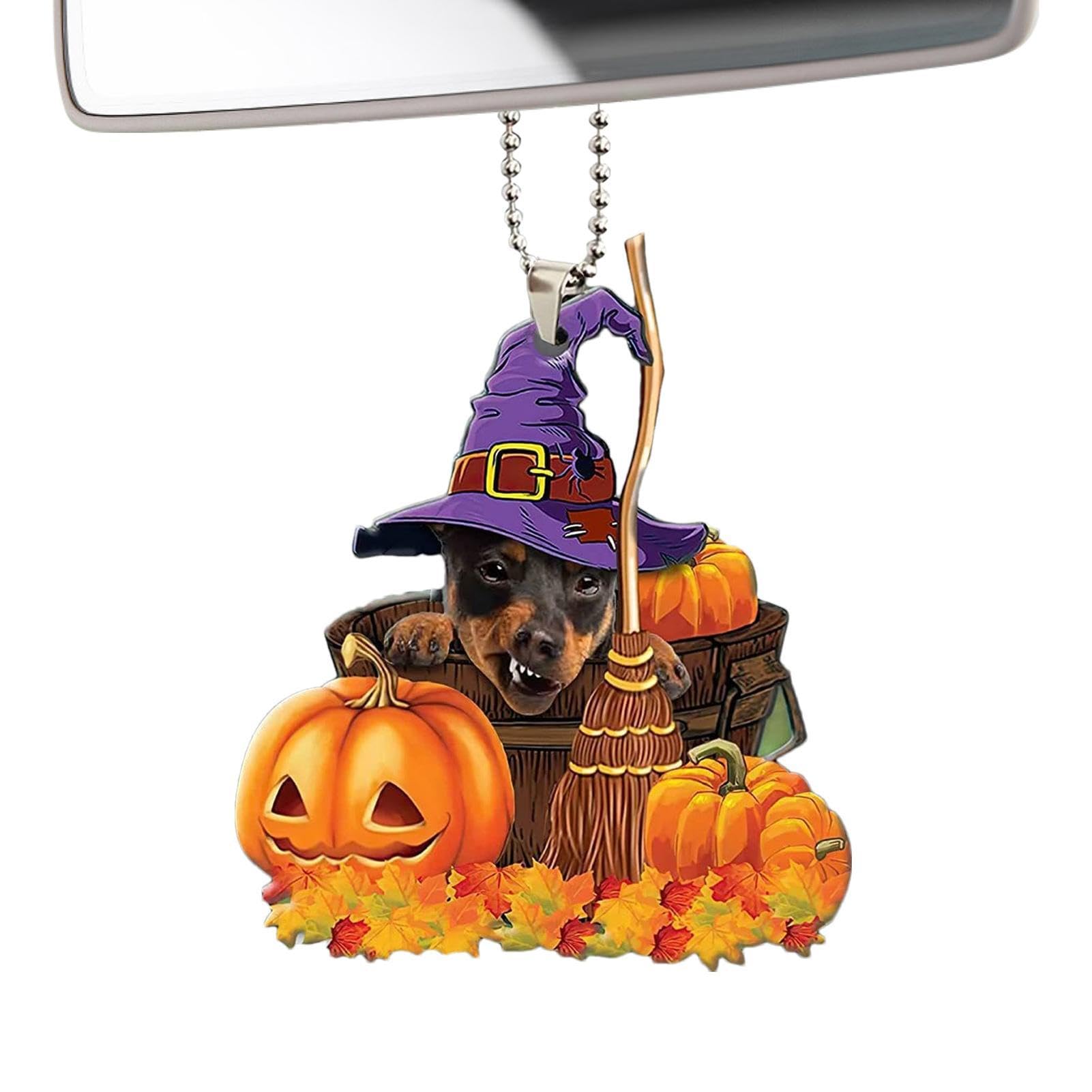 Tier-Wanddekoration, Halloween-Baumschmuck - Tier-Cartoon-Autozubehör,Niedlicher Auto-Anhänger, Fahrzeug-Ornament für Türgriffe, Fenster, Bäume von Tewzafiya