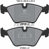 Bremsbelagsatz TEXTAR 2096801, Vorne von Textar