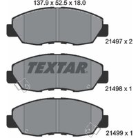 Bremsbelagsatz TEXTAR 2149701, Vorne von Textar