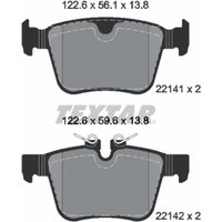 Bremsbelagsatz TEXTAR 2214103, Hinten von Textar