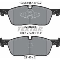 Bremsbelagsatz TEXTAR 2214601, Vorne von Textar