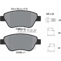 Bremsbelagsatz TEXTAR 2398202, Vorne von Textar
