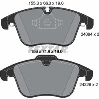Bremsbelagsatz TEXTAR 2408401, Vorne Bremsbelagsatz TEXTAR 2408401, Vorne von Textar