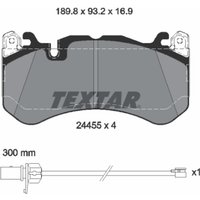 Bremsbelagsatz TEXTAR 2445501, Vorne von Textar