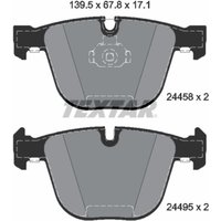 Bremsbelagsatz TEXTAR 2445801, Hinten von Textar