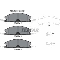 Bremsbelagsatz TEXTAR 2590201, von Textar