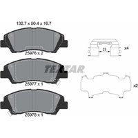 Bremsbelagsatz TEXTAR 2597601, Vorne von Textar