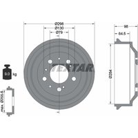 Bremstrommel TEXTAR 94014600 von Textar