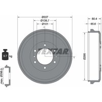 Bremstrommel TEXTAR 94039400 von Textar