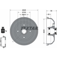 Bremstrommel TEXTAR 94042300 von Textar