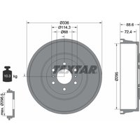 Bremstrommel TEXTAR 94046500 von Textar