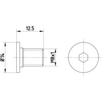 Schraube, Bremsscheibe TEXTAR TPM0002 von Textar