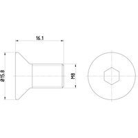 Schraube, Bremsscheibe TEXTAR TPM0006 von Textar